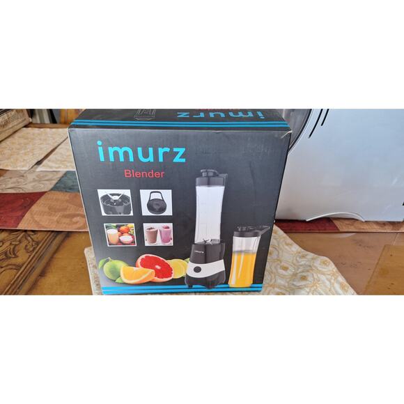 imurz Personal Blender Juicer Smoothie Juice Shakes Mixer 2 Portable Bottle OB - Picture 3 of 6